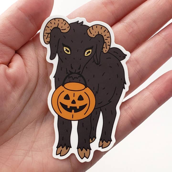 Adesivo in vinile «Dolcetto o scherzetto» di Halloween per la vendita all'ingrosso da parte di These Things