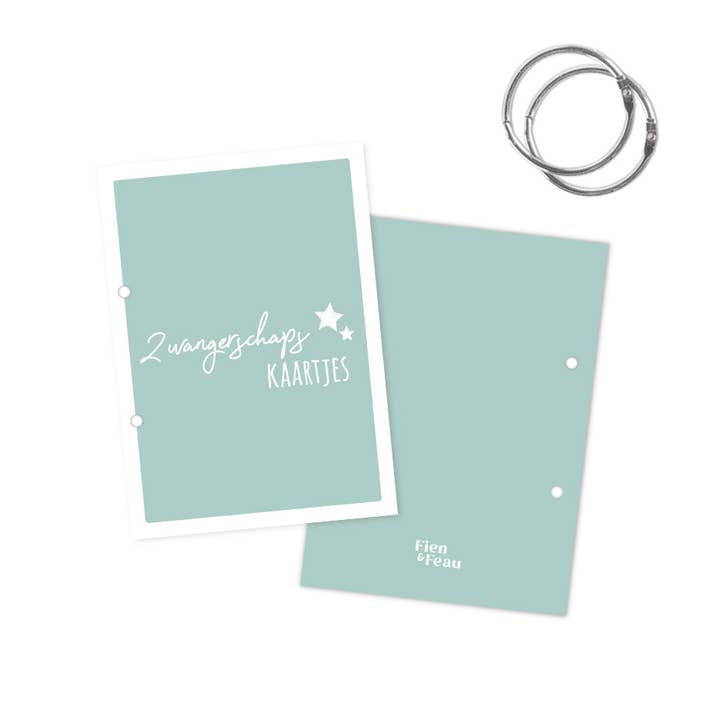 Blå Förvaringspaket för moderskapskort för wholesale av Fien & Feau