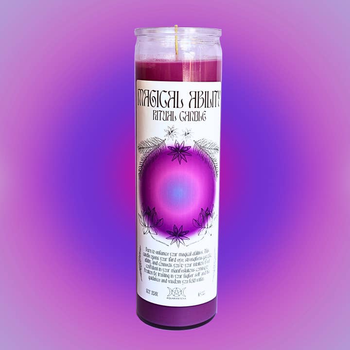 Vela ritual de 7 días de habilidad mágica para venta al por mayor de Aquarian Soul