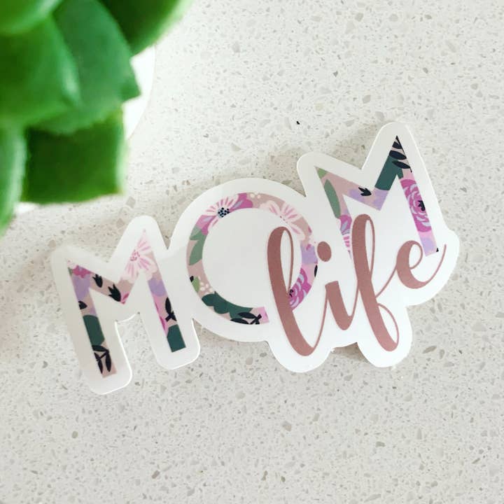 Autocollant Mom Life pour la vente par LysSea Boutique