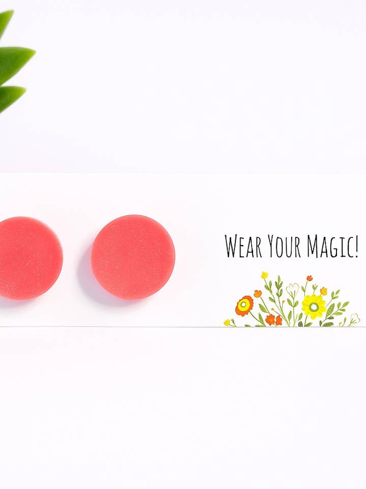 Handmade Resin Stud Earrings | Geometric, Boho for wholesale by Joyful Jewels by Joyful Blooms