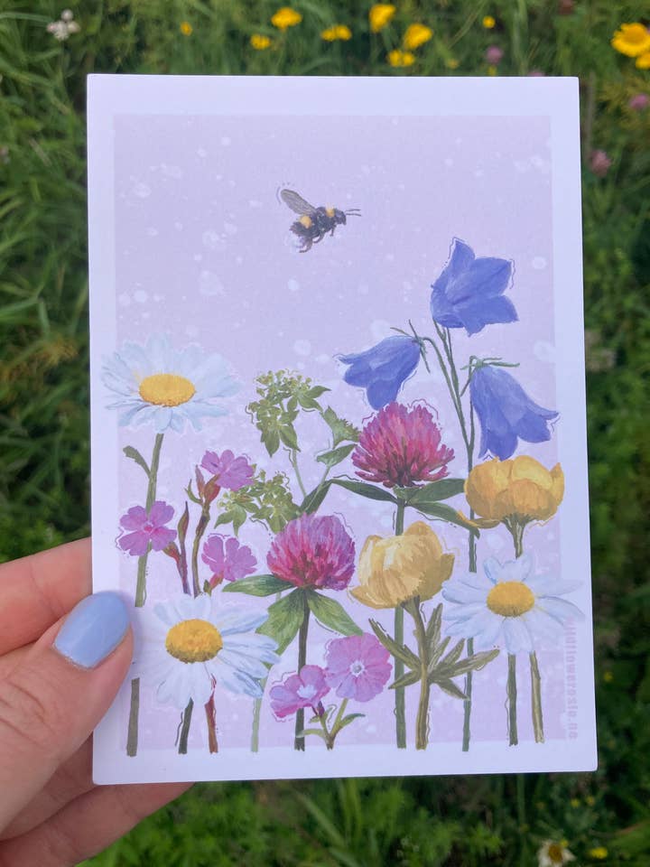 Vykort A6 # 0105 för wholesale av Wildflower Oslo