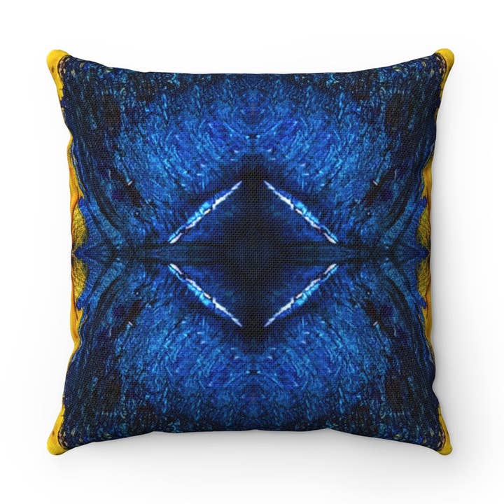 Vierkant kussen van Golden Klecks Center voor wholesale door Fridge Art Boutique