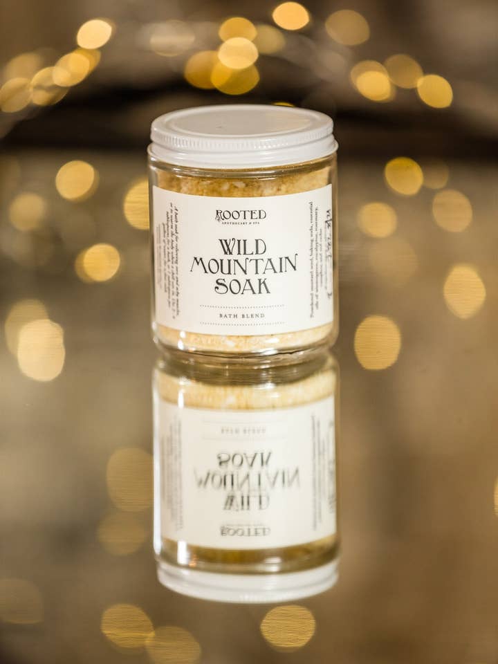 Wild Mountain Soak for wholesale by Rooted Apothecary