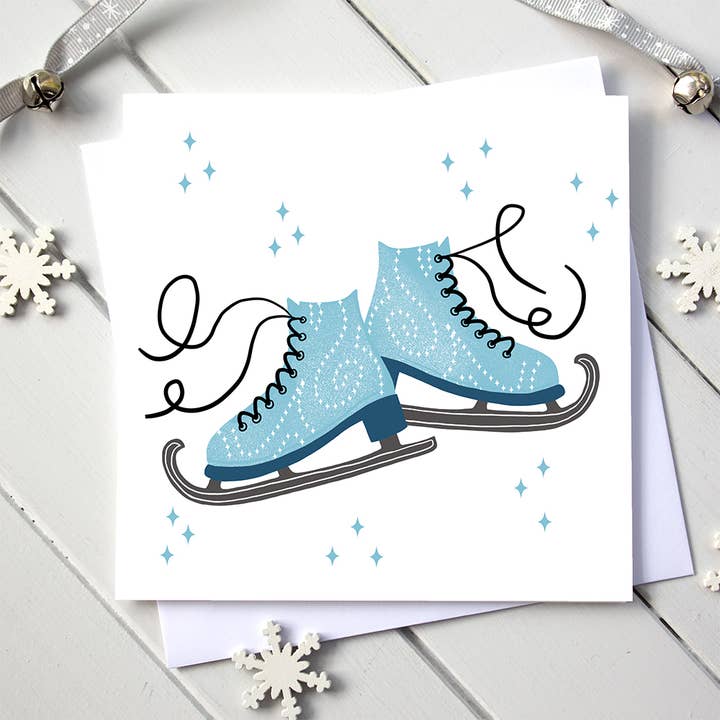 Christmas Ice Skates for wholesale by Louise Brainwood