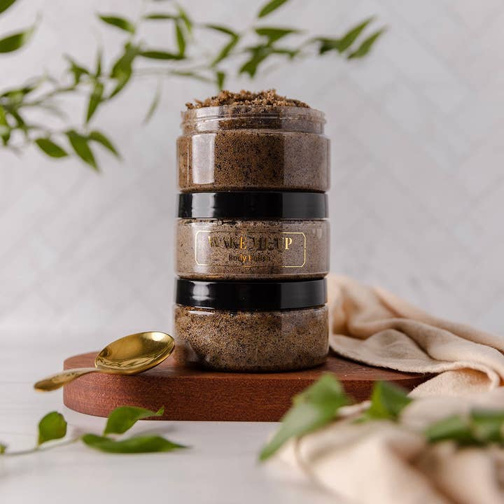 Wake Me Up Coffee Scrub for wholesale by Serendipity Bath & Body