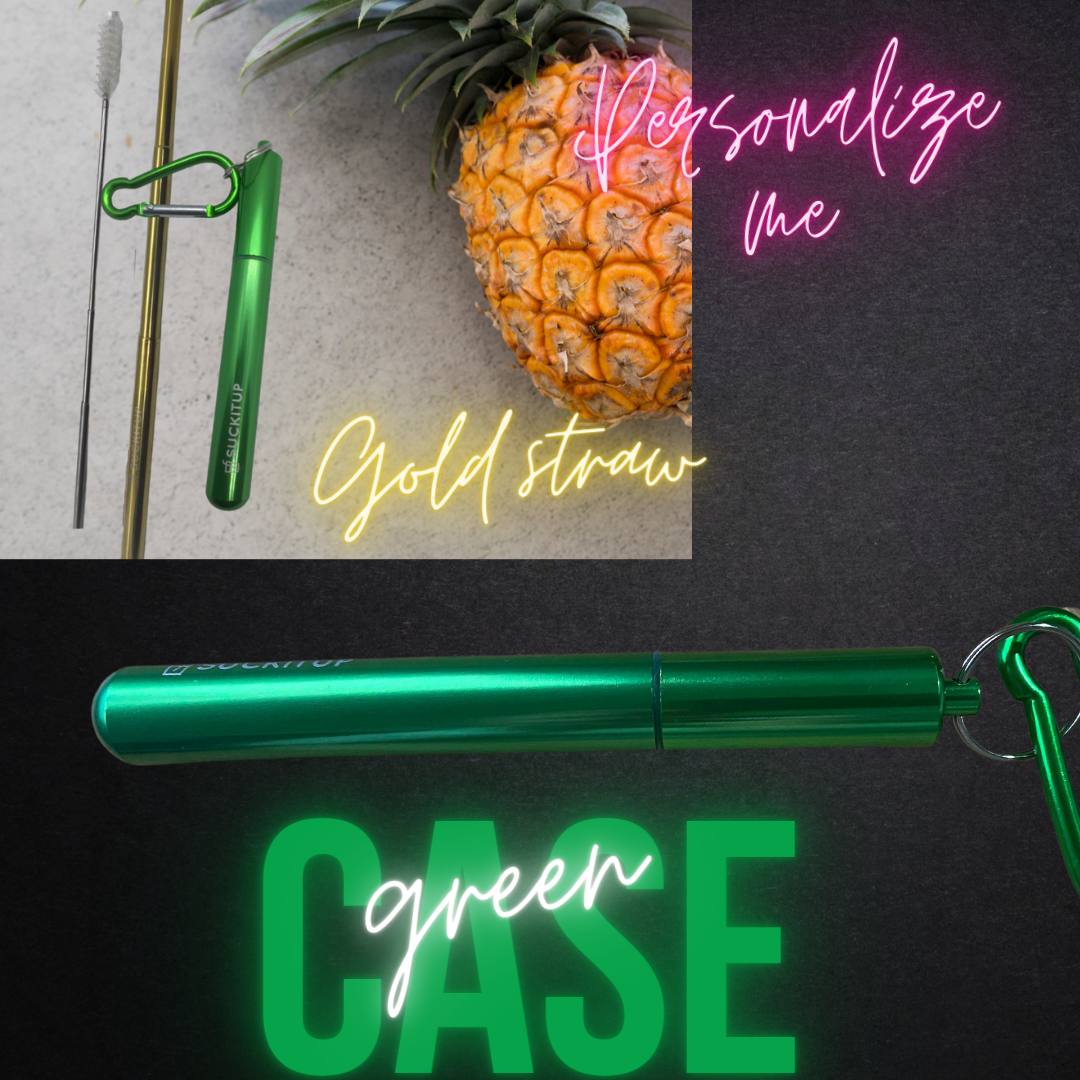 Suck It Up Straws - Vente Paille - Pailles métalliques télescopiques avec étui pour porte-clés et brosse de nettoyage21