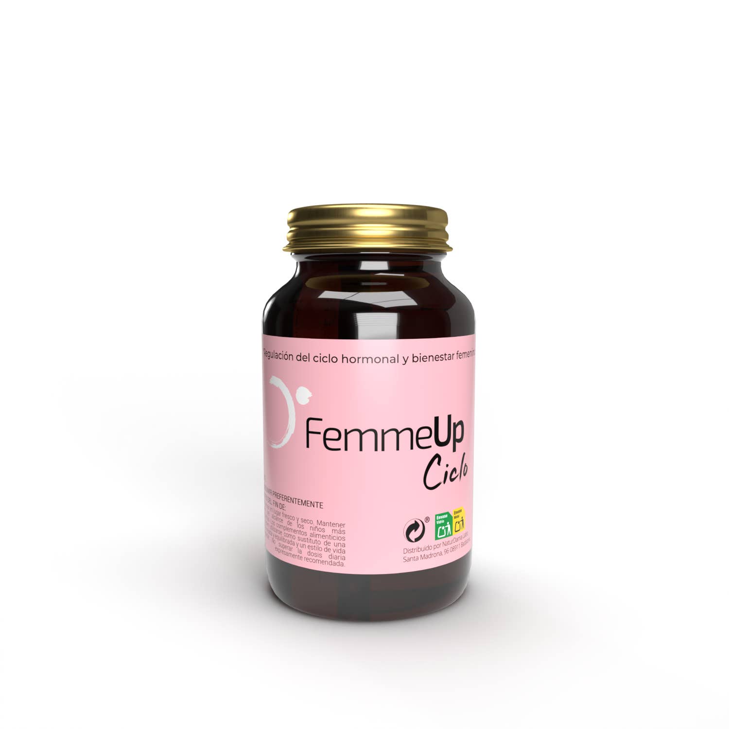 Femmeup - Vendita all'ingrosso Vitamine/integratori orali - FEMMEUP CYCLE, Vitex Agnus Castus (Erba di San Giacomo) per la salute ormonale