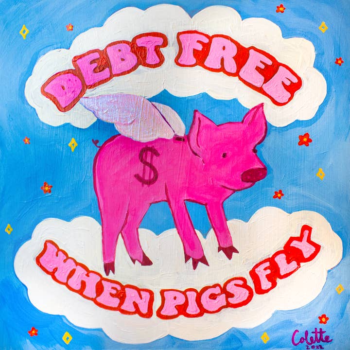 Adesivo Quando os Porcos Voam por atacado de COLETTE BERNARD