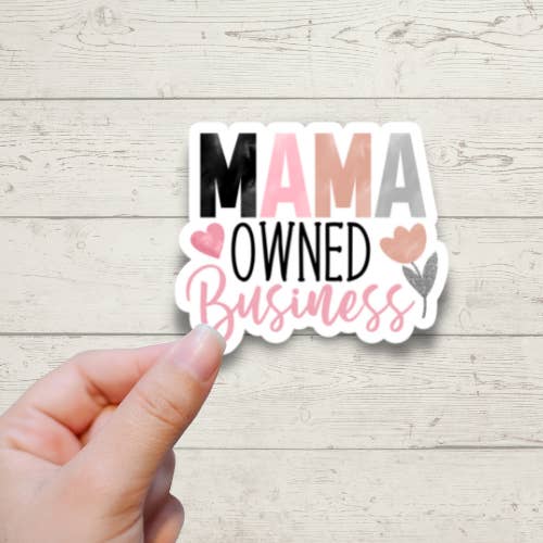 Mama Owned Business, adesivi per piccole imprese per la vendita all'ingrosso da parte di Forest Crafts