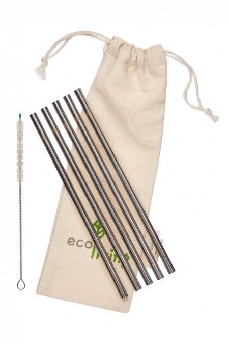 ecoLiving - Wholesale Drinking Straw - Bulk Stainless Steel Drinking Straws - Smoothie Size3