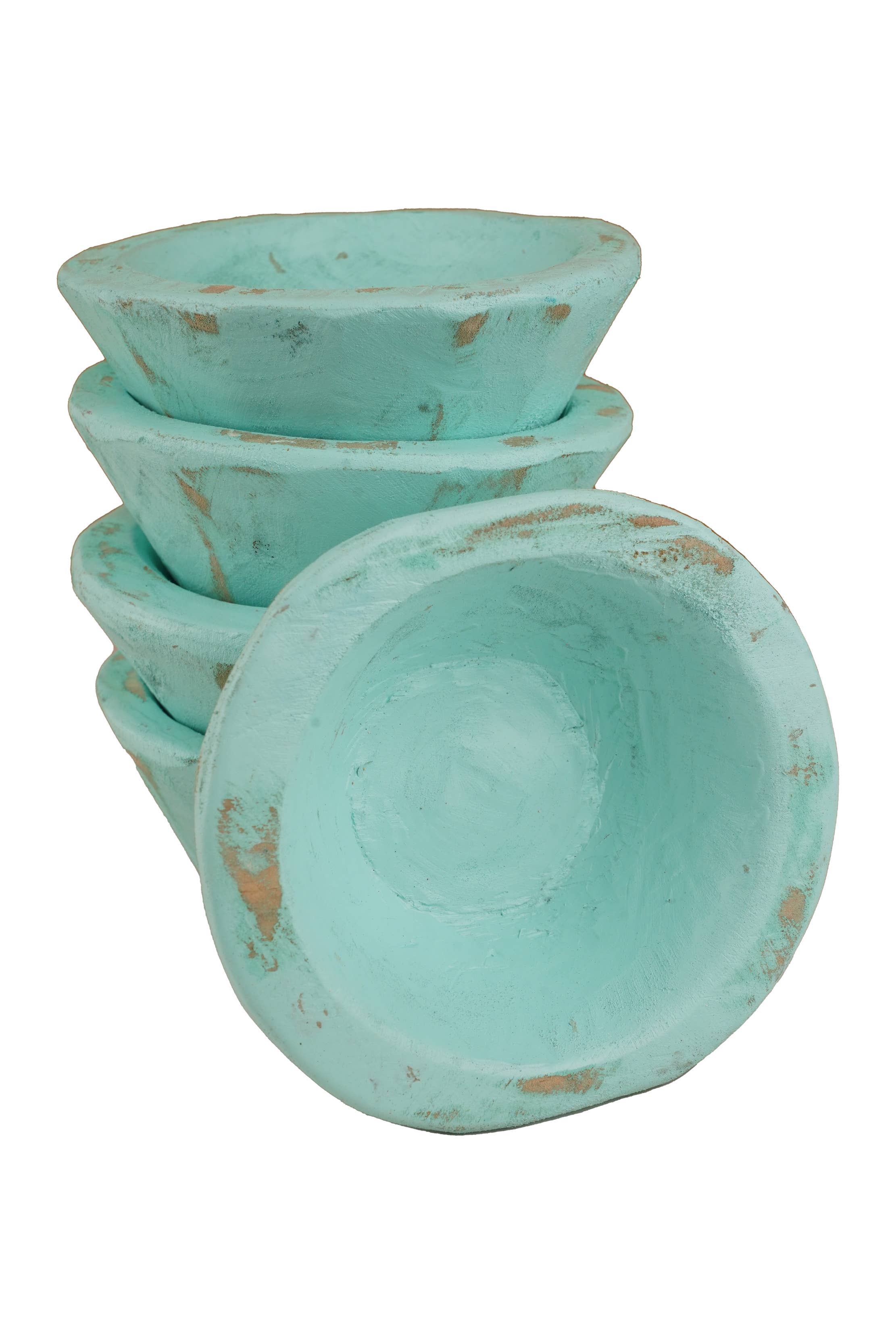 My Amigos Imports - Wholesale Candle holder - Super Mini Stubby Round Dough Bowl-6 in-Stubby Round8