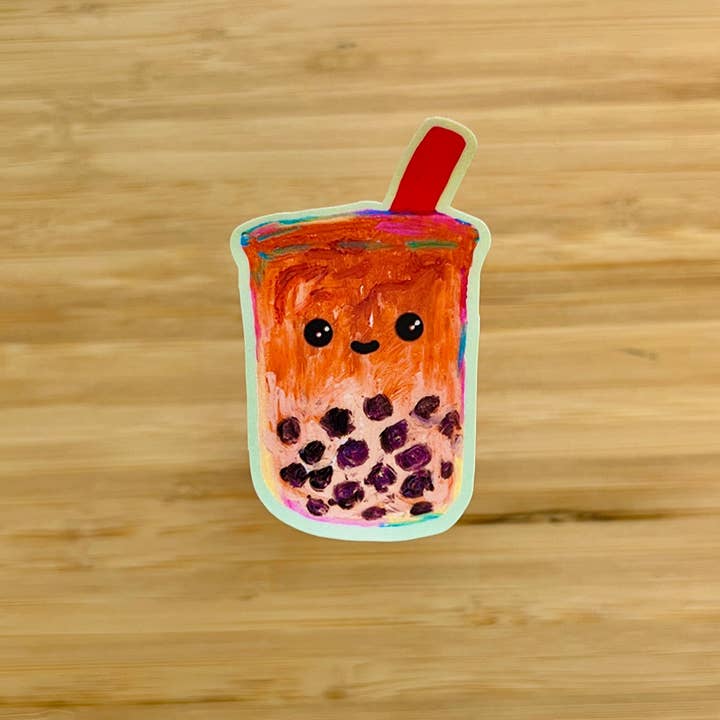 Bubble Tea | Vinilo adhesivo para venta al por mayor de Janine Payne Illustrations