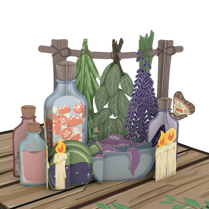 Magical Birthday Potions 5x7'' Card, Birthday Cards for wholesale by Lovepop Cards