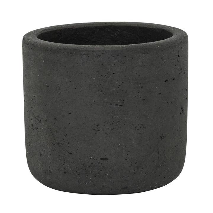 Charlie XS - Grey Washed - L4,72in x W4,72in x H4,53in for wholesale by Pottery Pots