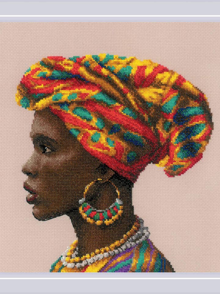 Cross Stitch Kit From Riolis 2164 Amazing Women. Africa for wholesale by RIOLIS