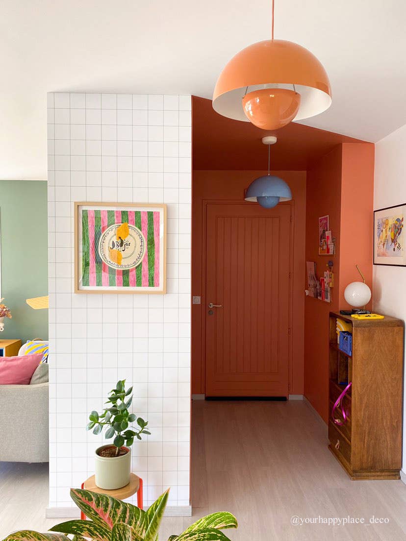 À Carreaux - Wholesale Wallpaper - White Wallpaper with Large ENGLISH GREEN Checks4