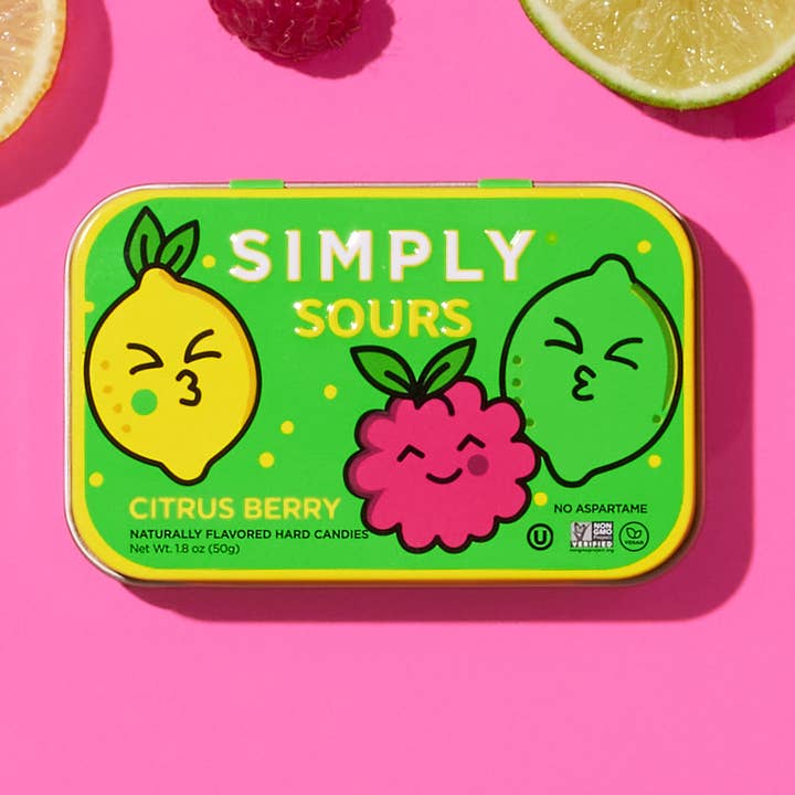 Simply Sours - Citrus Berry 1.8oz for wholesale by Simply Gum