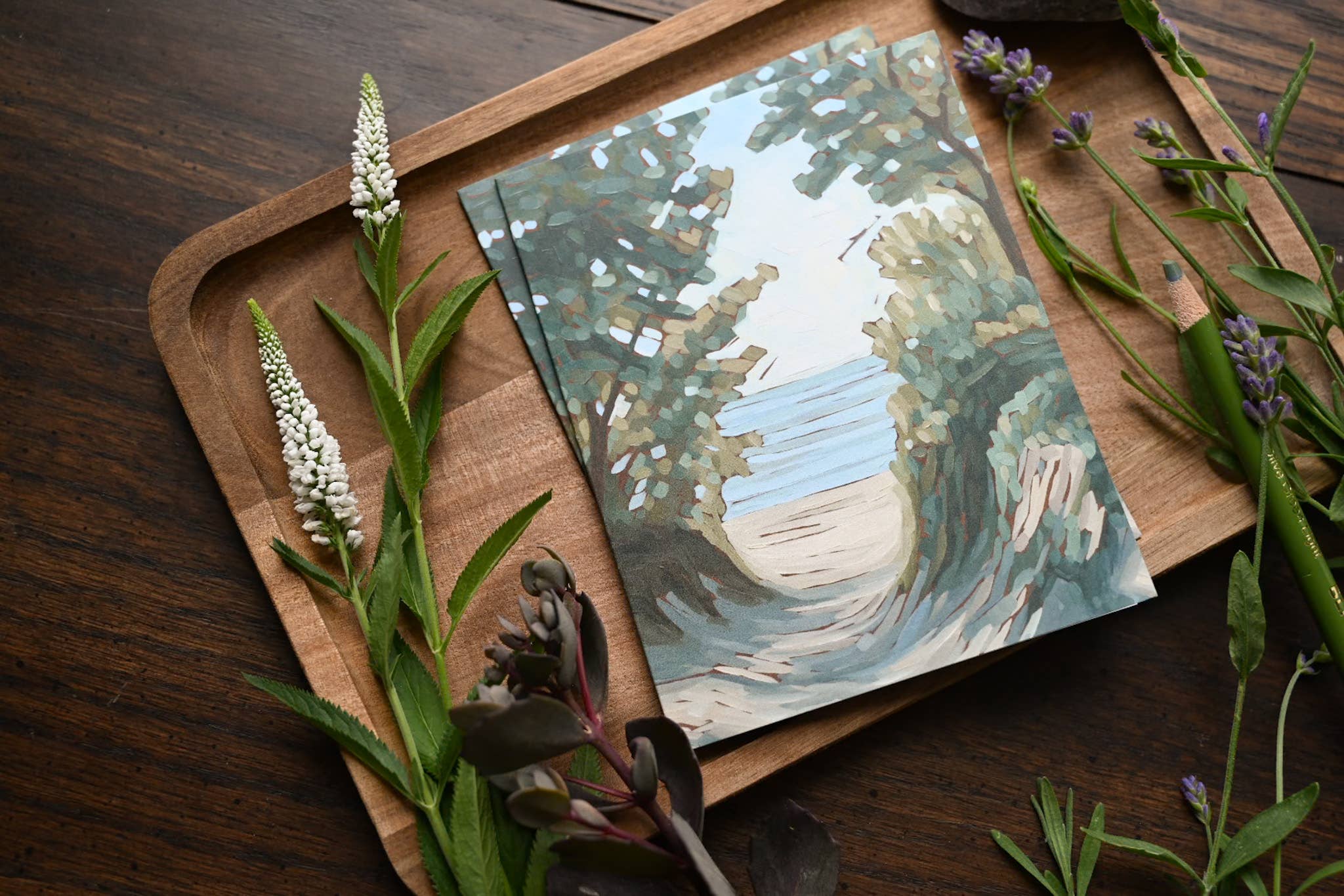 Rebecca Deneau - Wholesale Stationery/Notecard Set - Lake Note Card Set4