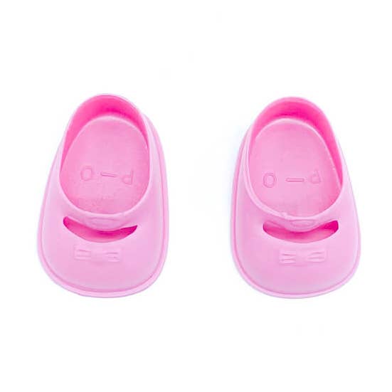 Ein Paar hochwertige Gummischuhe für Puppen misst 2,8 x 1,8 cm für den Großhandel von Folk Artesanía Muñecas