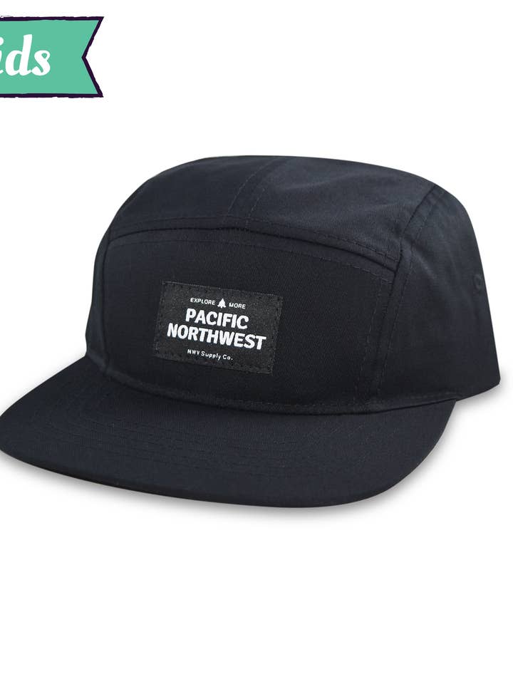 Skyline 5-Panel Hat Kids for wholesale by Northwest Vibes Supply Co.