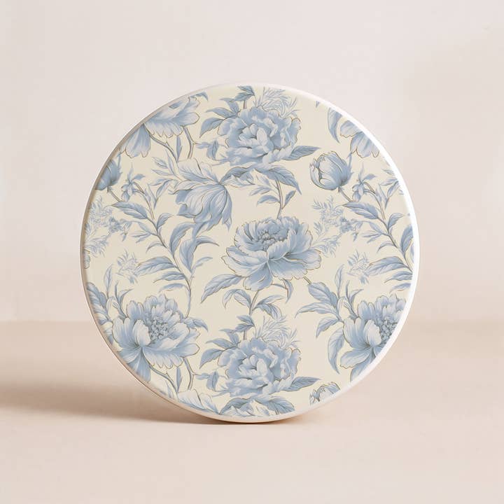 Gia Roma - Wholesale Decorative Tabletop Object - Blue Country Coaster Elegant Grandmillennial Blue Home Decor22