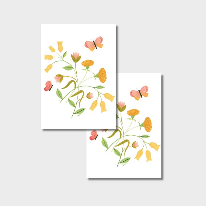 Mini-carte Butterfly Breakfast pour la vente par Tulip Design Company