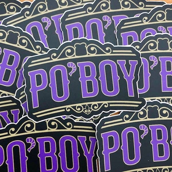 Po'Boy Sticker for wholesale by Deli Fresh Threads