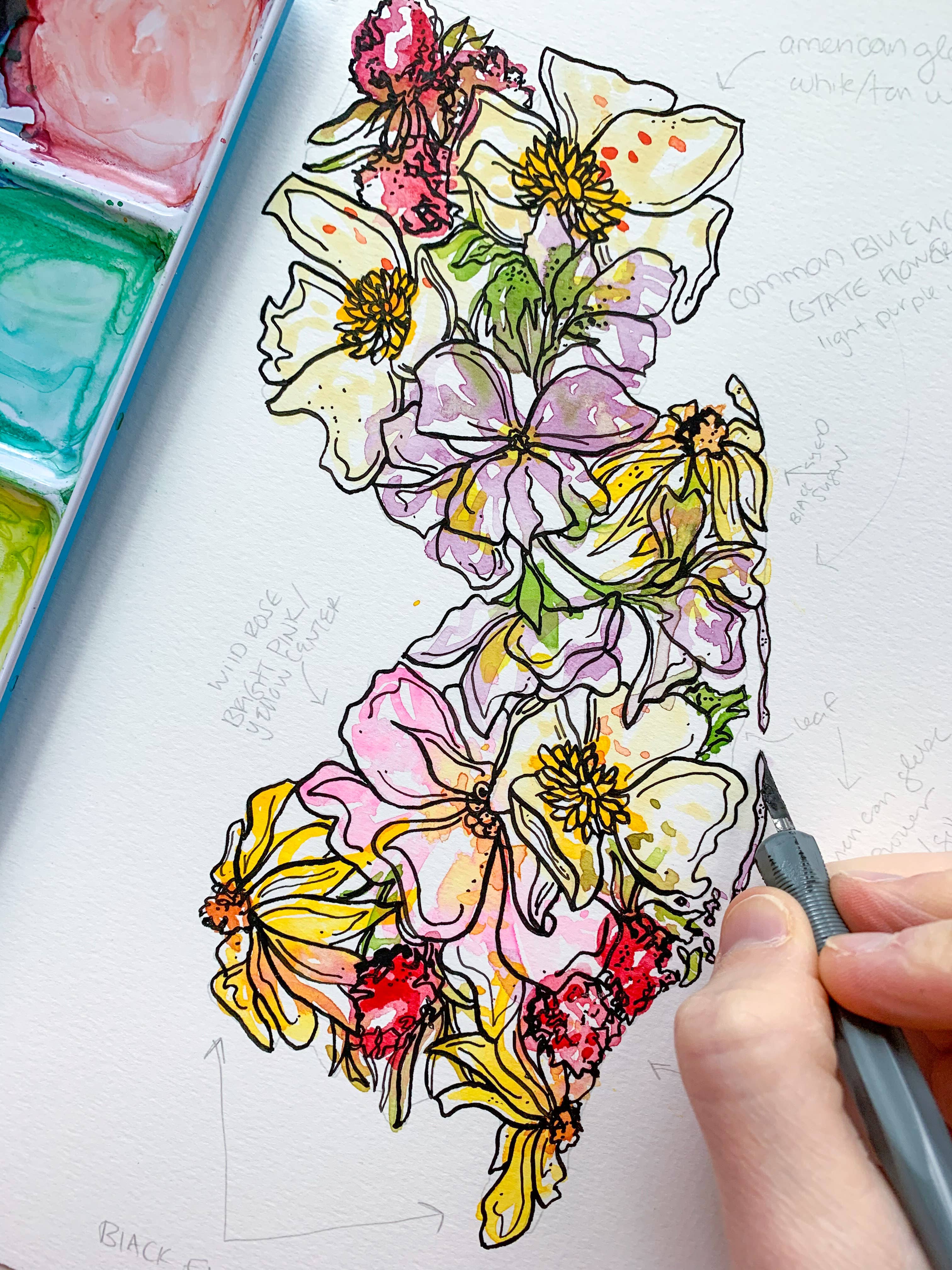 Amanda Klein Co. - Wholesale Art Print - New Jersey Fine Art Print2