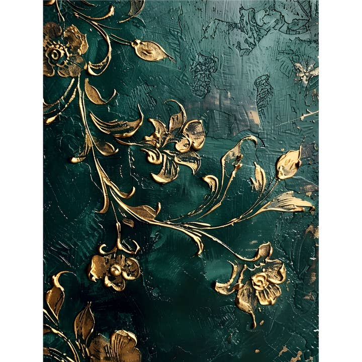 Craft Kreatively - Vente Matériels de bricolage - Papier de riz gaufré vert pour découpage - A4 - 6 pièces – pour loisirs créatifs6