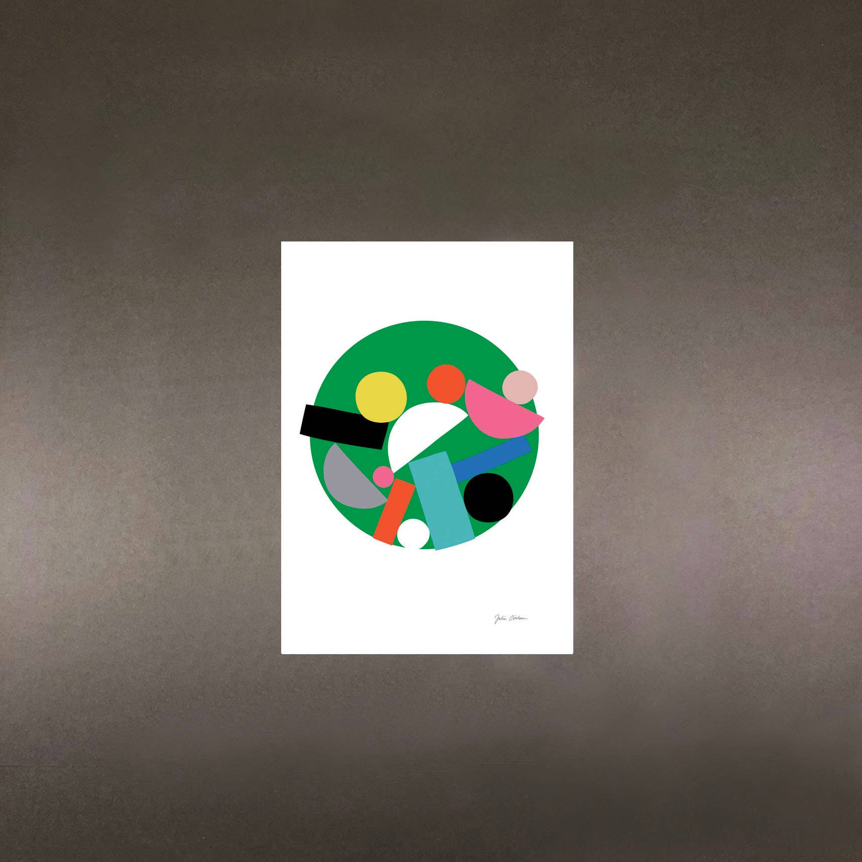 Hippstory - Wholesale Art Print - Green Circle Print1