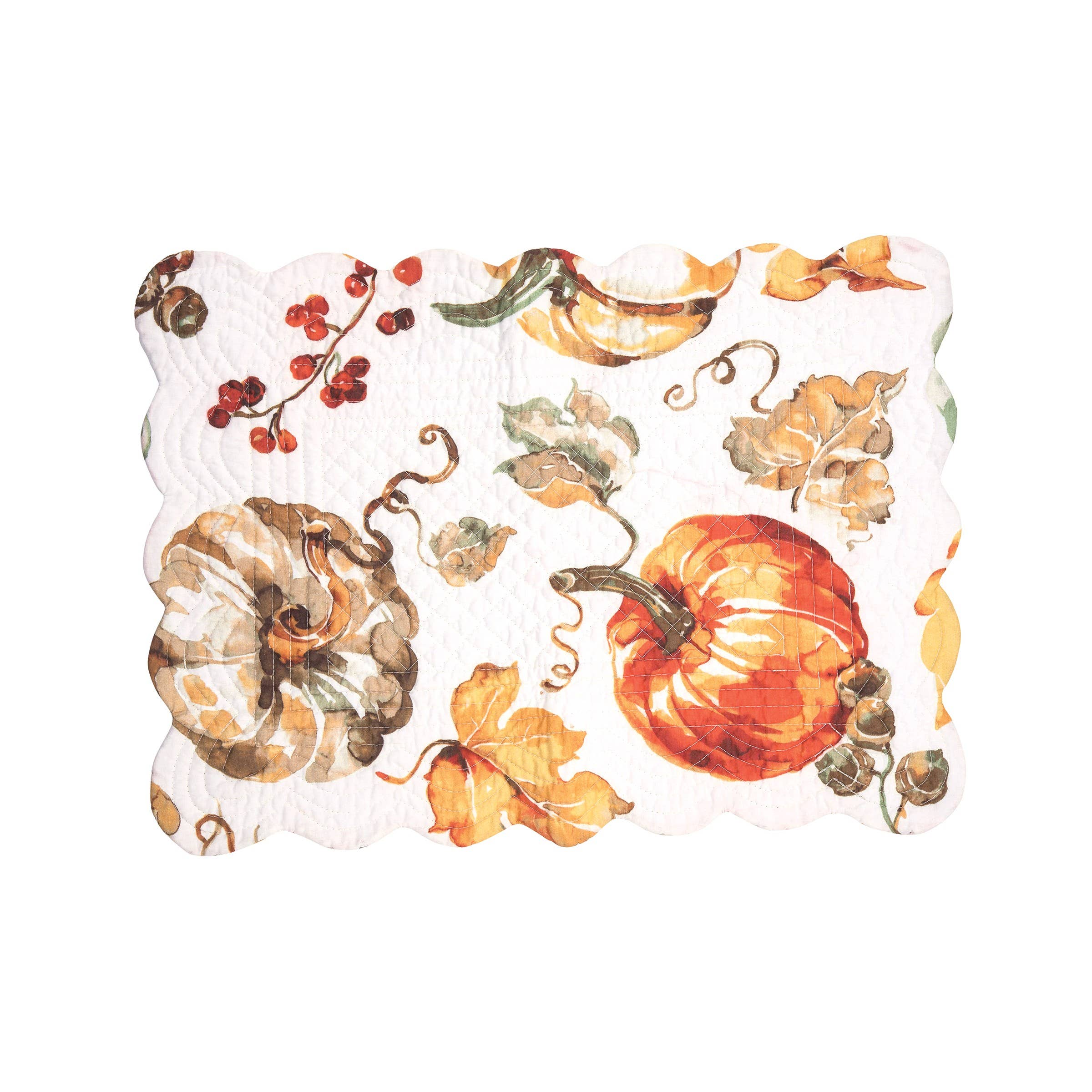 C&F Home - Wholesale Placemat - Fall/Harvest Watercolor Pumpkin Placemat1