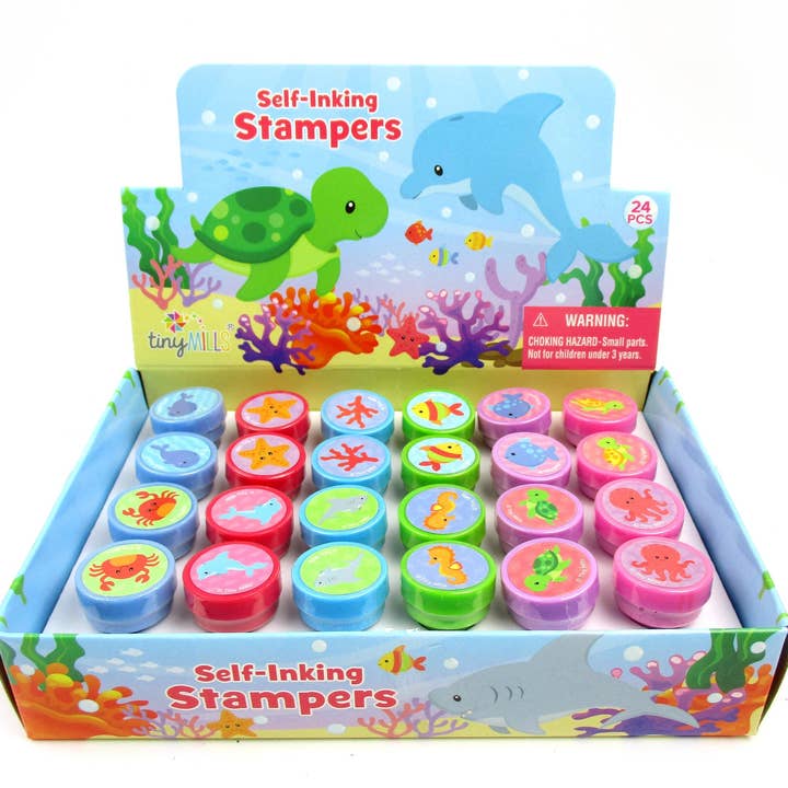 Animaux de la mer Ocean Life Stampers pour enfants pour la vente par Tiny Mills
