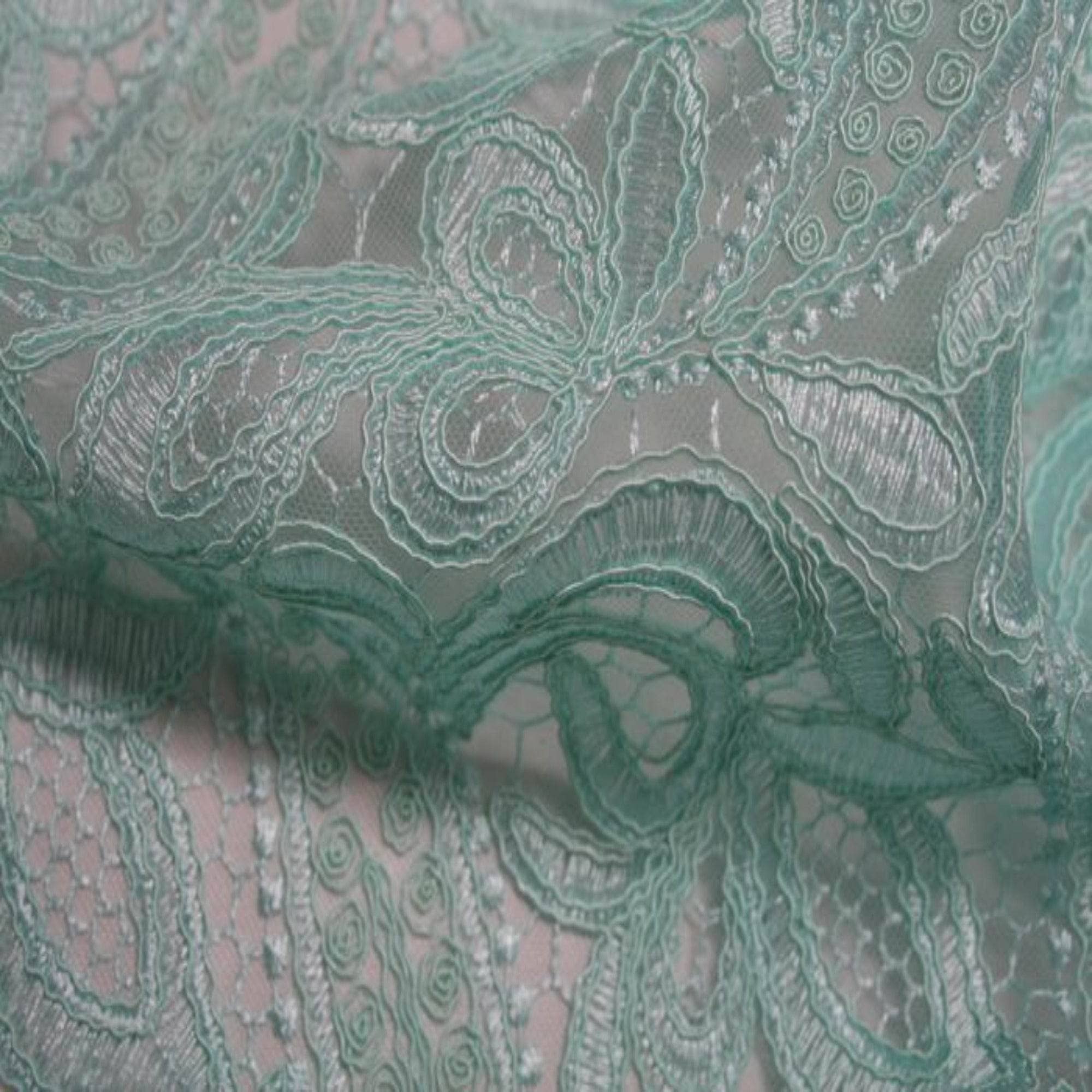 Fabrics Star - Wholesale Fabric - CREATION Glitter Embroidered Mesh Fabric. Lace Netting Material ideal for Sewing, Dresses, Gowns, Dresses, Skirts, Veils, Etc.8
