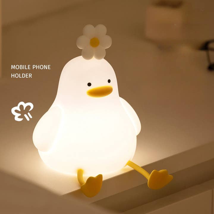 WHITE Spotted Duck Night Light for wholesale on Faire2