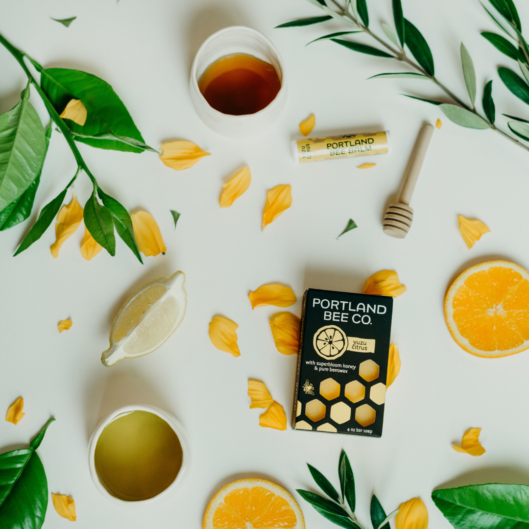 Portland Bee Balm - Vente Pains de savon - Savon en Barre à la Cire d'Abeille et Yuzu – Nettoyant Rafraîchissant1