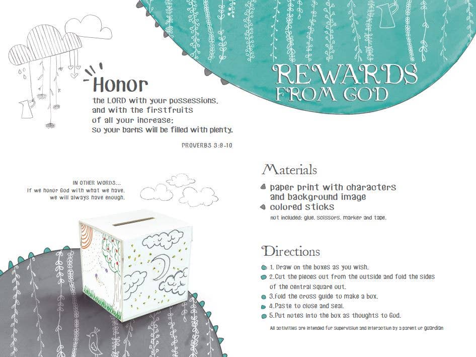 The Craft of Faith – wholesale DIY craft kit – Child – Craft of Faith Box #82