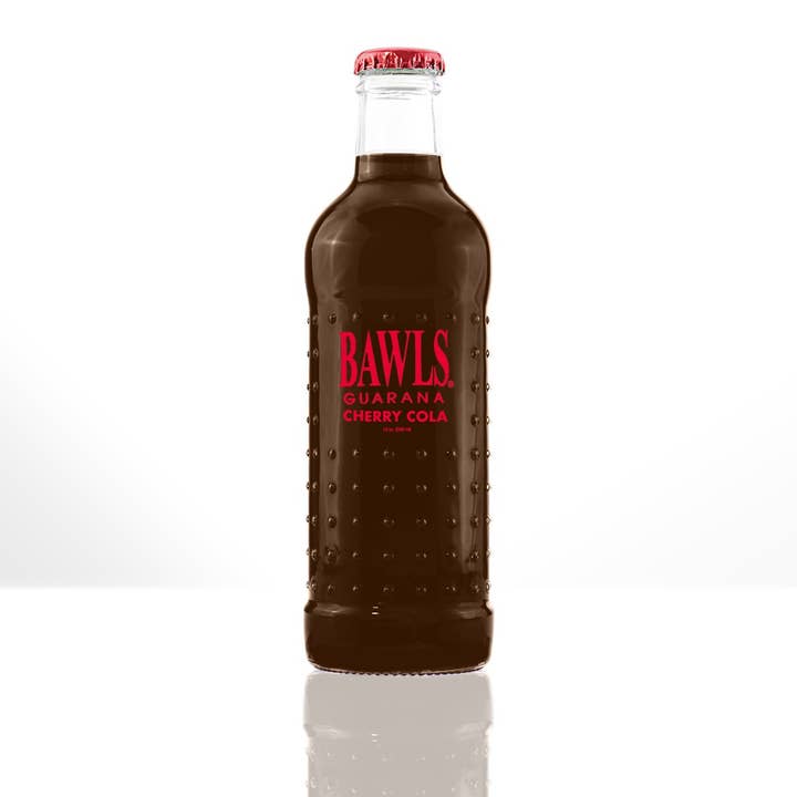 BAWLS Guarana Cherry Cola 10oz for wholesale by BAWLS Guarana