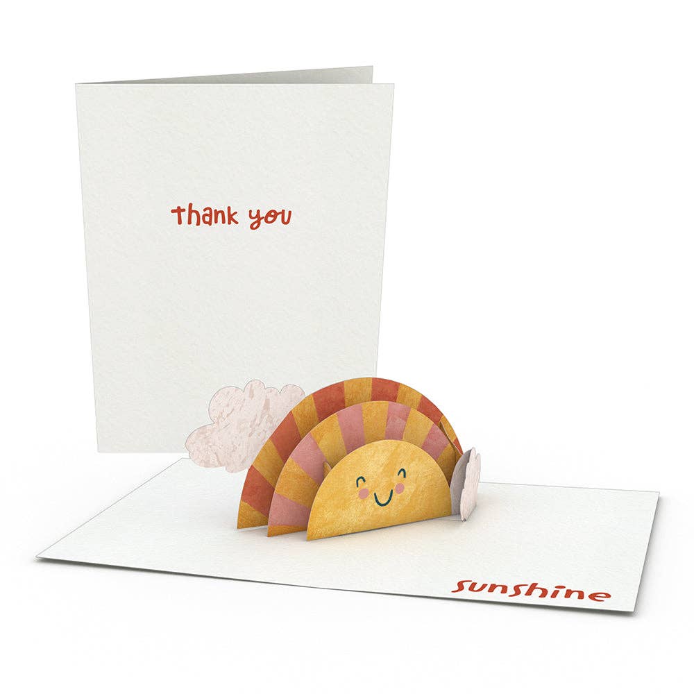 Lovepop Cards - Wholesale Thank You Card - Thank You Whimsical Notecards (4-Pack) 3.75 x 5.125"4