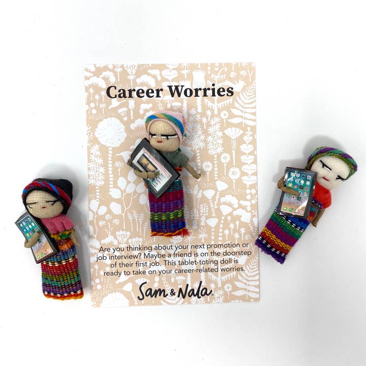 Sam & Nala | intentional style for pets & their people - Wholesale Doll - Kids - Worry Doll- Career (Made by hand in Guatemala)- Fair Trade