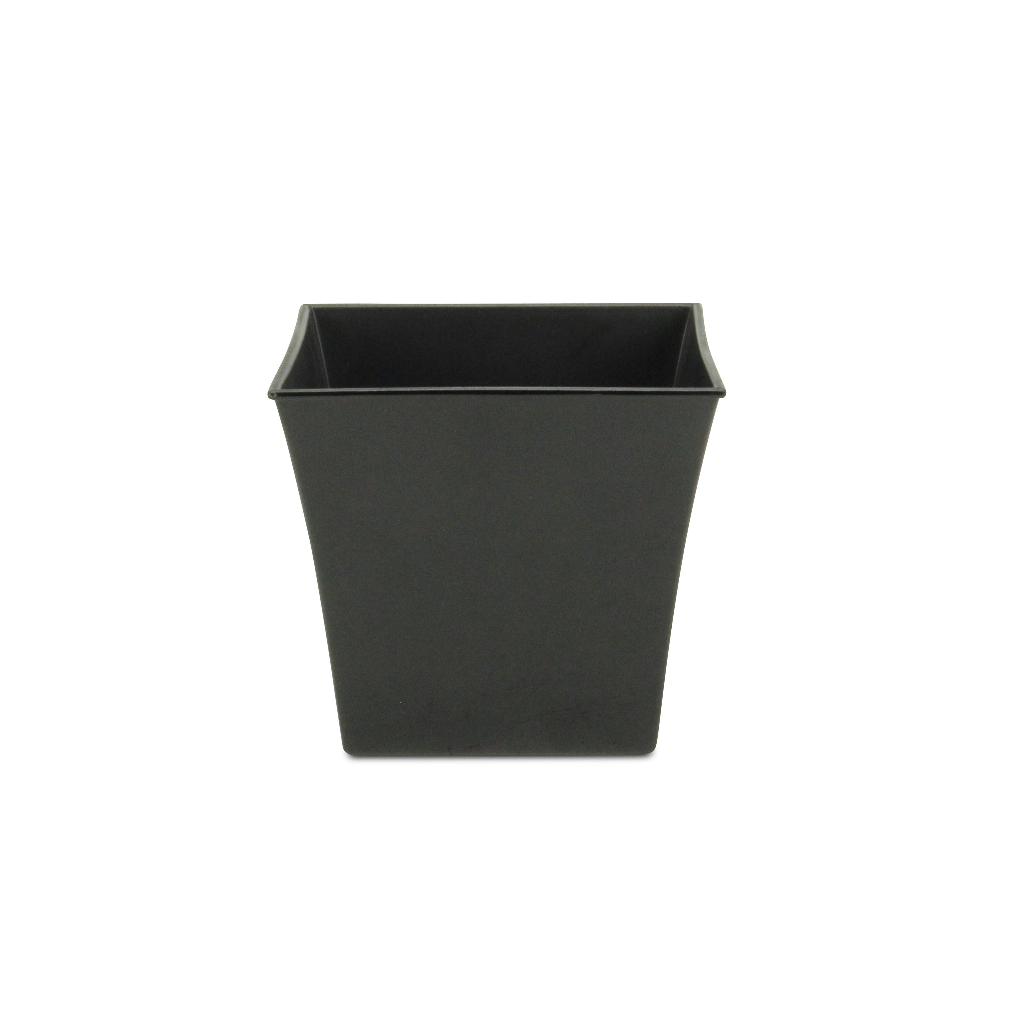 Cheungs Home Decor - Vendita all'ingrosso Vasi per piante - Vaso in plastica affusolato quadrato da 6,5 pollici10