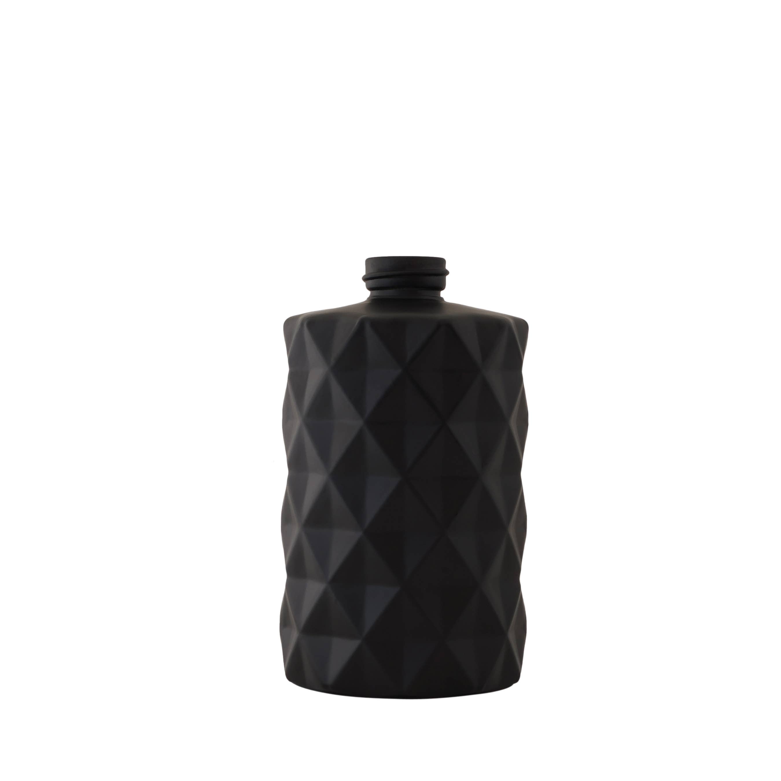 Sanwacraft – wholesale Soap dispenser – Diamond Pattern Glass Bottle Only - 28-400 Threading2