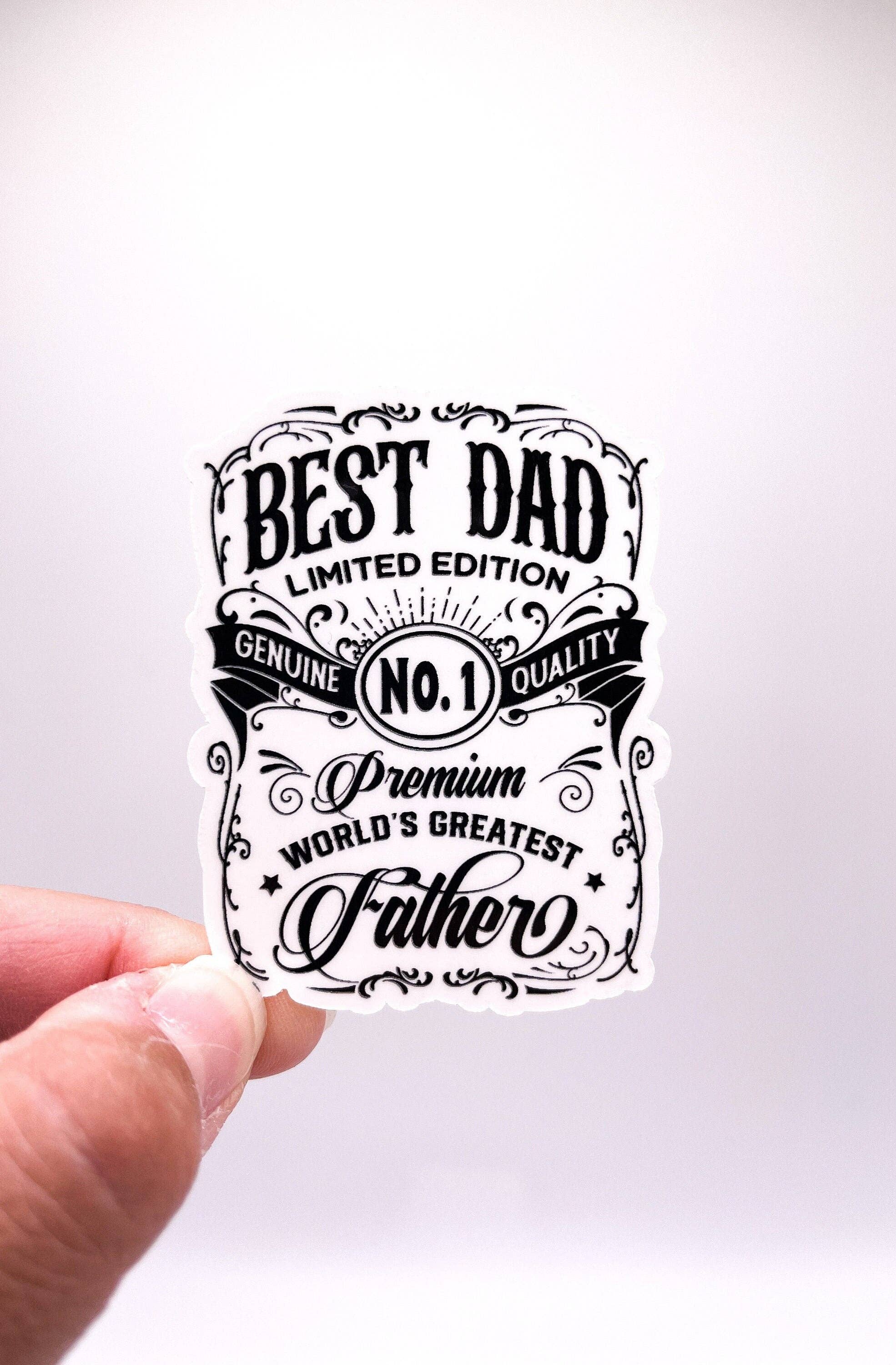 Big Chair Dreams – Adesivo por atacado – Adesivo de Edição Limitada Best Dad - Paternidade - Pai - Pai1