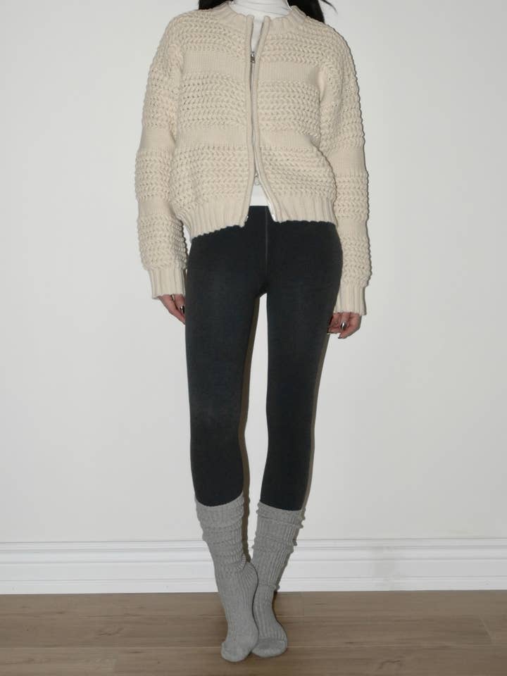 Collants de Malha Compressiva por atacado de Blanc.Noize