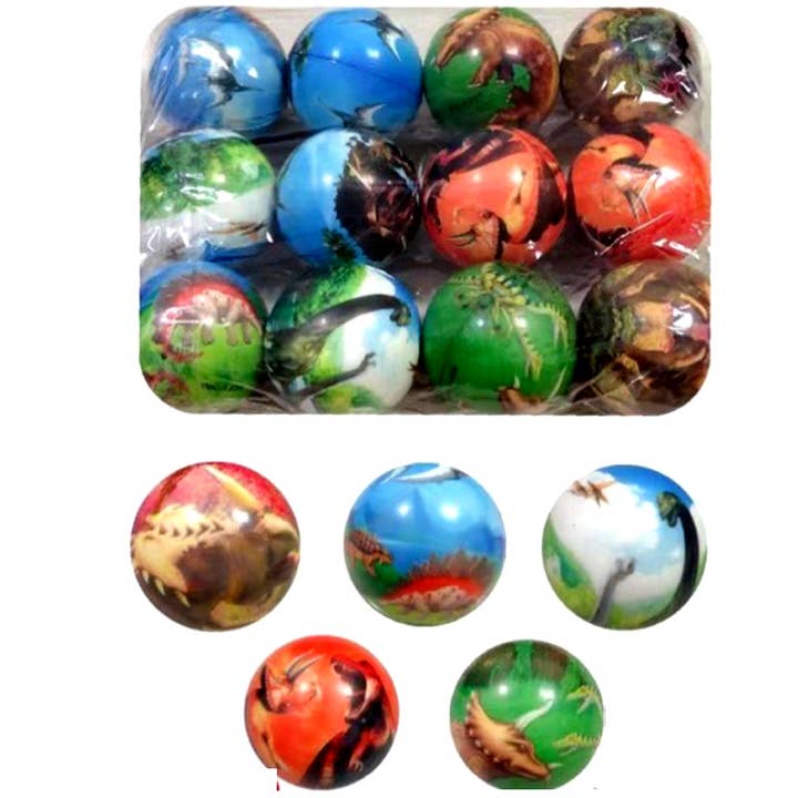 Dinosaur 2.75 Inch Bouncy Ball for wholesale by Empire Discount