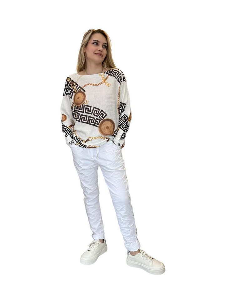 Top de mujer de viscosa MF para venta al por mayor de CENTO UNO ITALY