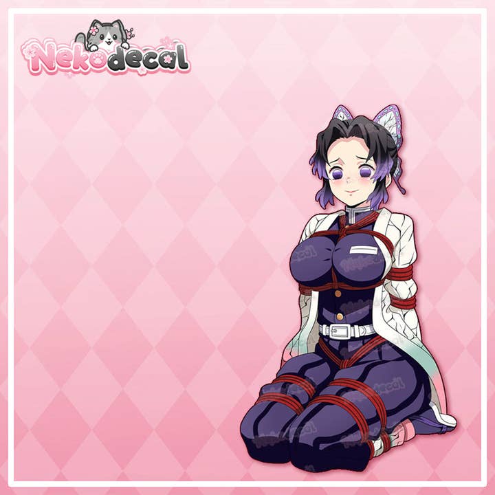 Nekodecal - Wholesale Sticker - Tied Up Waifu Stickers 412