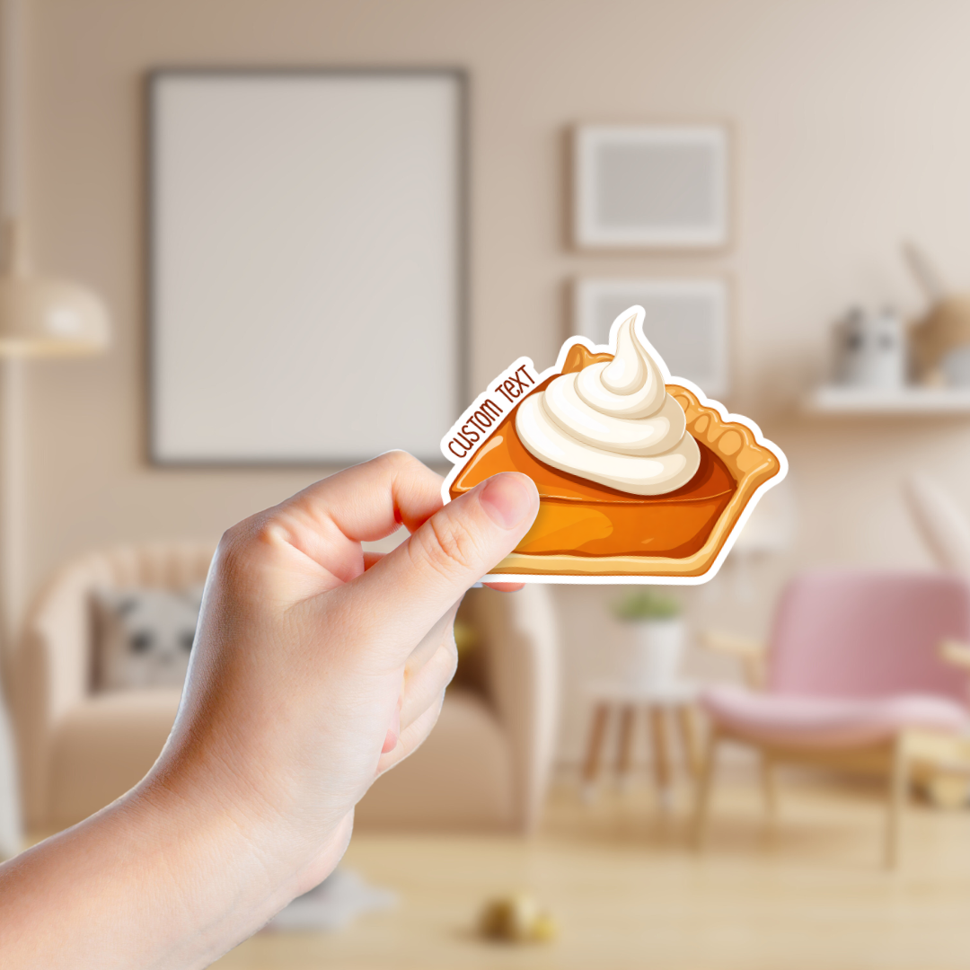 Shoreline Summit – wholesale Sticker – Pumpkin Pie Slice Custom Sticker3
