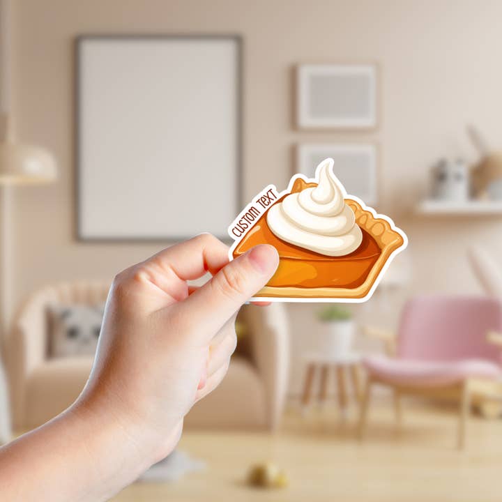 Shoreline Summit – wholesale Sticker – Pumpkin Pie Slice Custom Sticker3