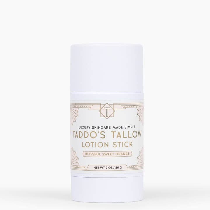 Taddo’s Tallow - Wholesale Solid Lotion - Blissful Sweet Orange Tallow Lotion Stick